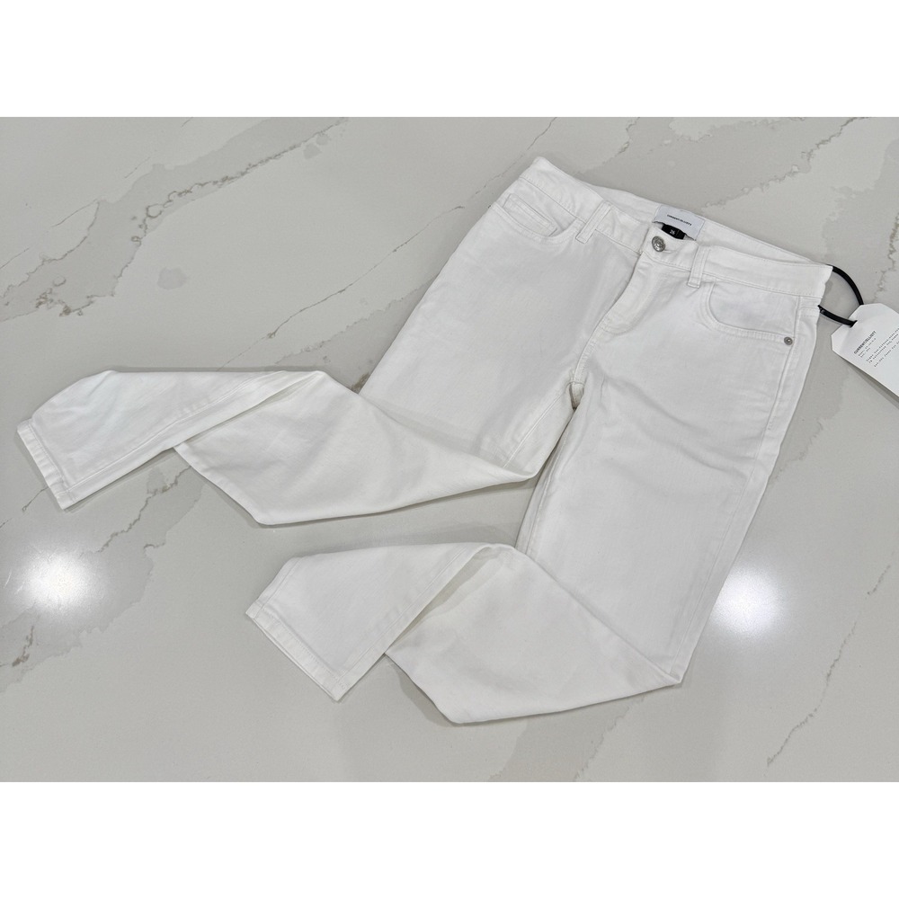 Current/Elliott‎ Jeans Womens 26 White Stiletto Skinny Preppy City Spring Summer